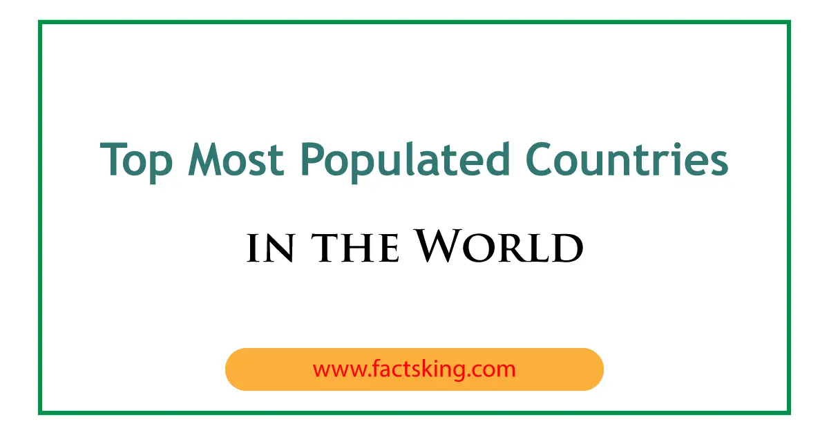 the most populated country in the world is called